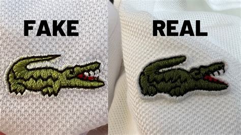 how to detect fake lacoste bag|lacoste logo counterfeit.